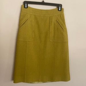 Milly wool pencil skirt size 0, side zip